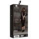 Robe Longue à Col Roulé CarmeNoir 