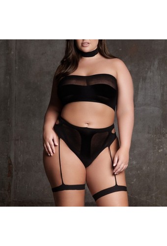 Ensemble 3 Pièces Grande Taille Ananke Noir 