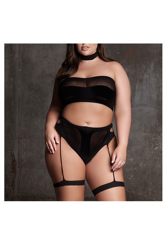Ensemble 3 Pièces Grande Taille Ananke Noir 