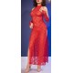 Robe Longue PAOLINA Rouge 