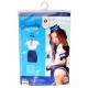 Costume sexy d'Hôtesse de l'air Stewardness S/M 