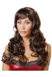Perruque Cheveux longs Châtains
