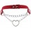 Collier sexy Heart Chain Rouge