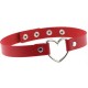 Ras de cou Heart Lish Rouge 