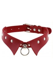 Collier GOTHIC RING Rouge