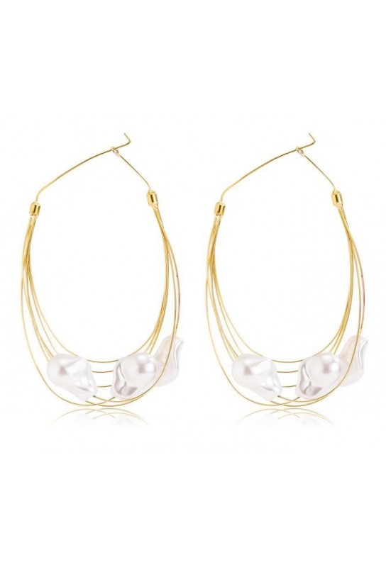 Boucles d'oreille Gold Ear 10cm 