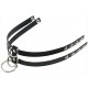 Ras de cou Tri Rings Noir 