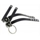 Ras de cou Tri Rings Noir 