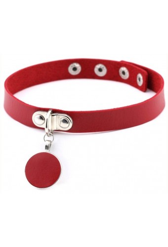 Ras de cou Round Moon Rouge 