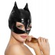 Masque Chat en Vinyle Cat Mask Noir 