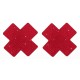 Cache-seins adhésifs X Cover Taboom Rouges 