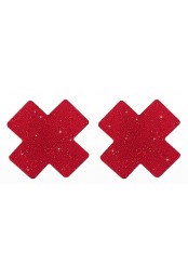 Cache-seins adhésifs X Cover Taboom Rouges