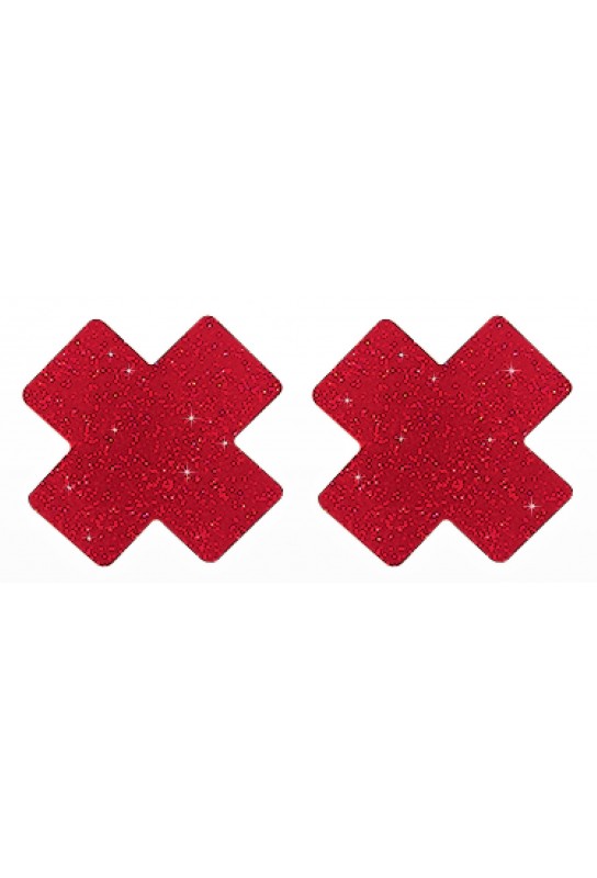 Cache-seins adhésifs X Cover Taboom Rouges 