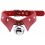 Collier ras de cou avec Grelot Jing Rouge
