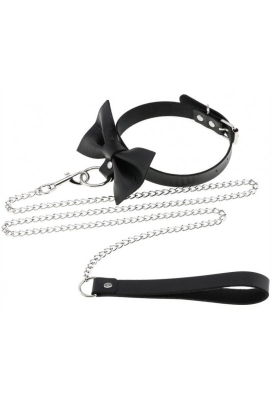 Collier Laisse Bowy Slave Noir 
