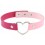 Ras de cou Heart Duo Rose-Fuchsia