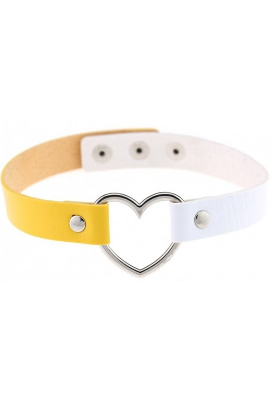 Ras de cou Herat Duo Jaune-Blanc 