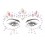 Stickers Strass Contours des Yeux phosphorescents Glow Jewelry