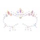 Stickers Strass Contours des Yeux phosphorescents Glow Jewelry 