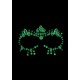 Stickers Strass Contours des Yeux phosphorescents Glow Jewelry 