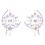 Stickers Cache-seins strass phosphorescents Glow Nipples