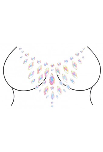 Stickers Strass Décolleté Phosphorescents Glow Chest 