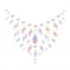 Stickers Strass Décolleté Phosphorescents Glow Chest 