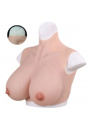 Buste Seins réalistes Coton Col haut Bonnet E