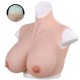 Buste Seins réalistes Coton | Col haut | Bonnet G 