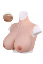 Buste Seins réalistes Silicone Col haut Bonnet G