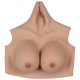 Buste Seins Silicone Col haut Bonnet G 