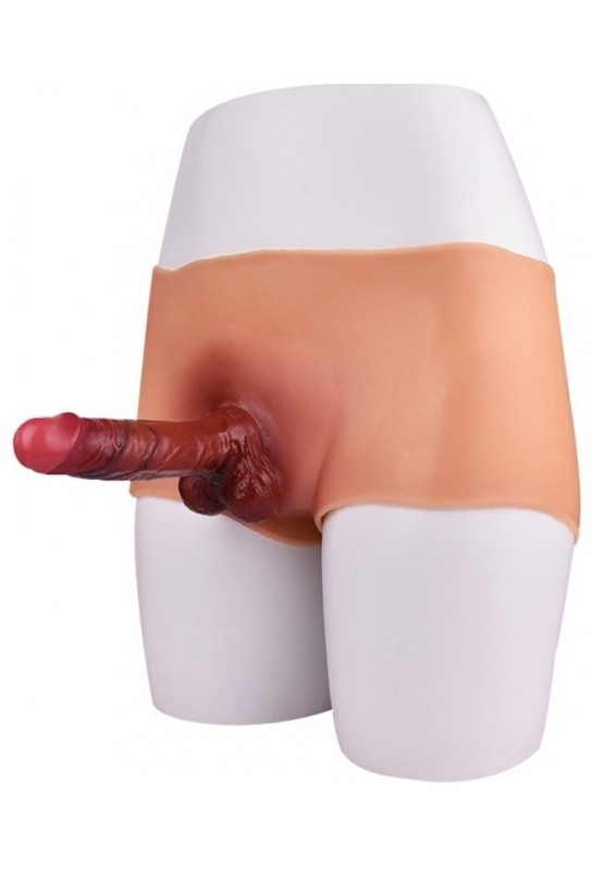 Boxer Prothèse Pénis et Fessier 15cm 