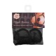 Cache-Tétons Satin avec Pompon Nipple Couture Noir 
