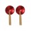 Cache-Tétons Sequin avec Chaîne Nipple Couture Rouge