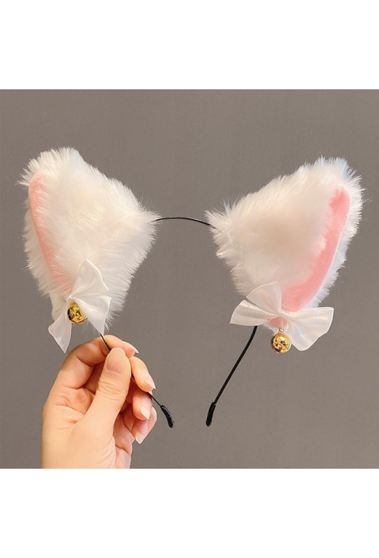 Serre-Tête Kitten Ears Blanc 