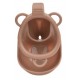 Cage de Chasteté avec Harnais Sislab 5.5 x 3.5cm Marron 