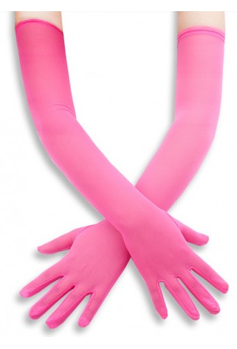 Gants Longs Mesh Gloves 50cm Roses 