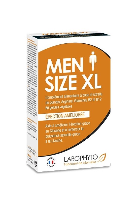 Stimulant Erection Men Size XL 60 gélules 