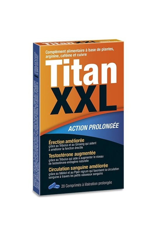 Stimulant Titan XXL 20 gélules 