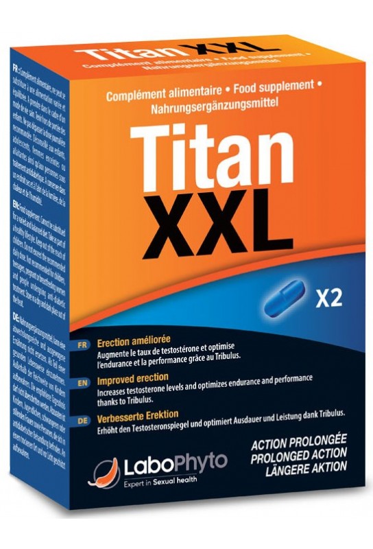 Titan XXL Stimulant Action Prolongée 2 gélules 