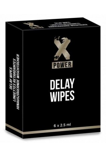 Lingetttes retardantes Delay Wipes XPower x6 