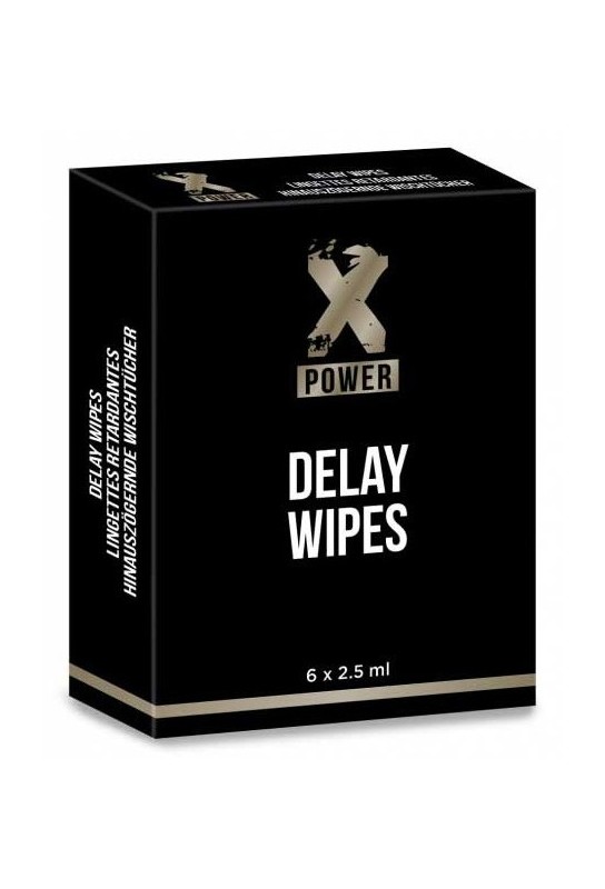 Lingetttes retardantes Delay Wipes XPower x6 