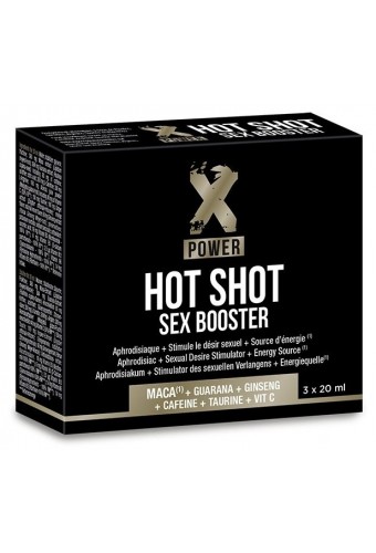 Aphrodisiaque Hot Shot Sex Booster XPower 3 x 20ml 