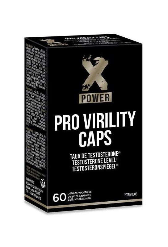 Stimulant d'érection Pro Virility Caps XPower 60 Gélules 