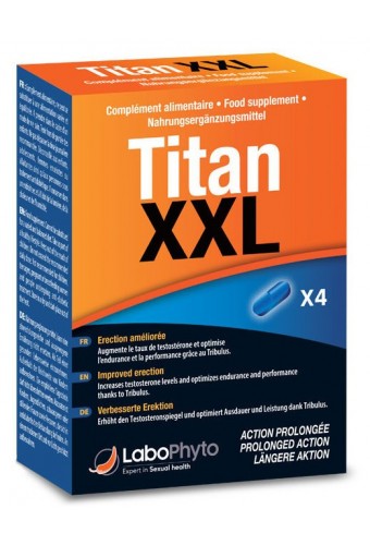 Titan XXL Stimulant Action prolongée 4 gélules 