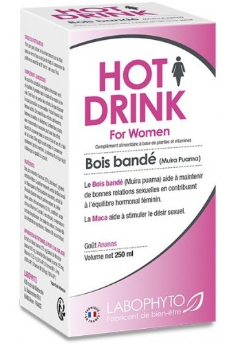 HOT DRINK Femme Bois Bandé - 250 ml 