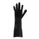 Gant Long Texturé Pleasure Fister Noir 