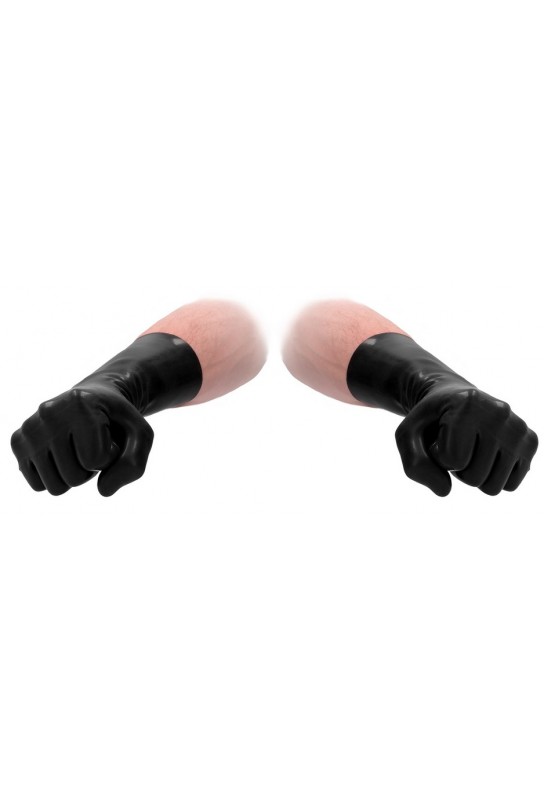 Gants en Latex Fist It Noirs 