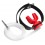 Plug Pénis avec Bâillon Urinoir - Plug 4 x 0.7cm Rouge