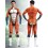 Combinaison Cosplay Chien Wild Dog Orange